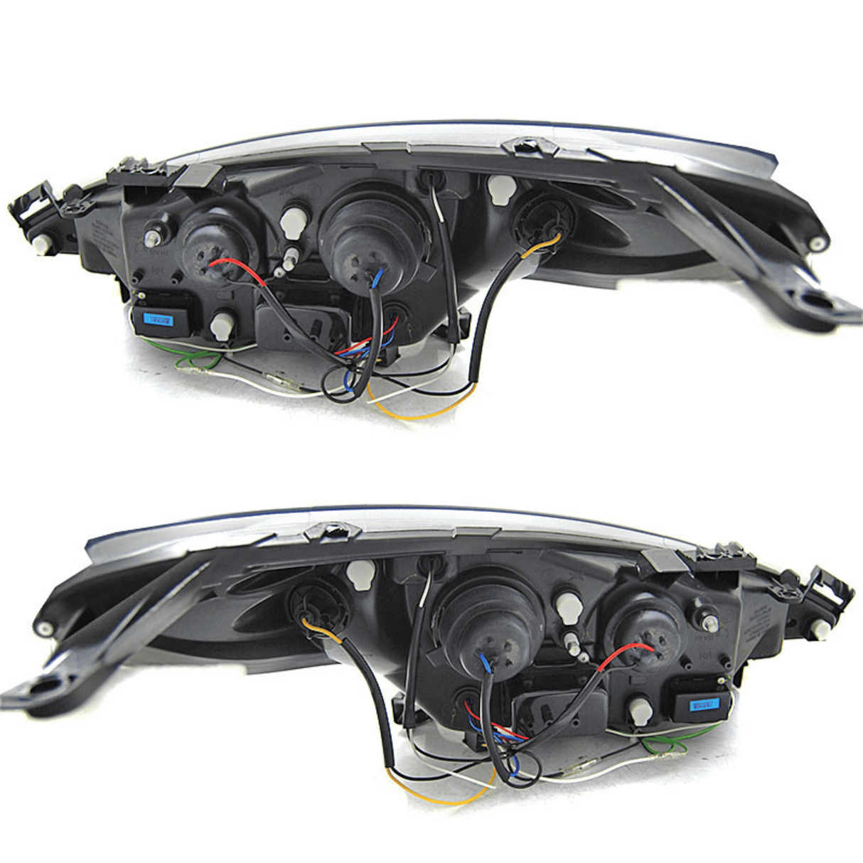 Scheinwerfer Set Chrom für Peugeot 207 2006–2012 mit LED Standlicht - CR Tuning