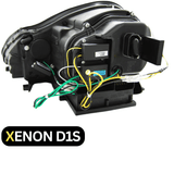 Xenon D1S Scheinwerfer Rückseite mit Kabeln und Steuergeräten, rechts, für Fahrzeugtuning von CR-Tuning