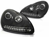 Für Porsche Cayenne 9PA Xenon Scheinwerfer Led Blinker schwarz 2002-2006