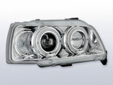 Angel Eyes Scheinwerfer Set in chrom für Renault Clio 06.1990-1995