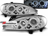 Angel Eyes Scheinwerfer für Renault Megane 1999-2002 chrom