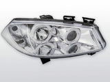 LED Angel Eyes Scheinwerfer Set in chrom für Renault Megane II 11.2002-2012.05