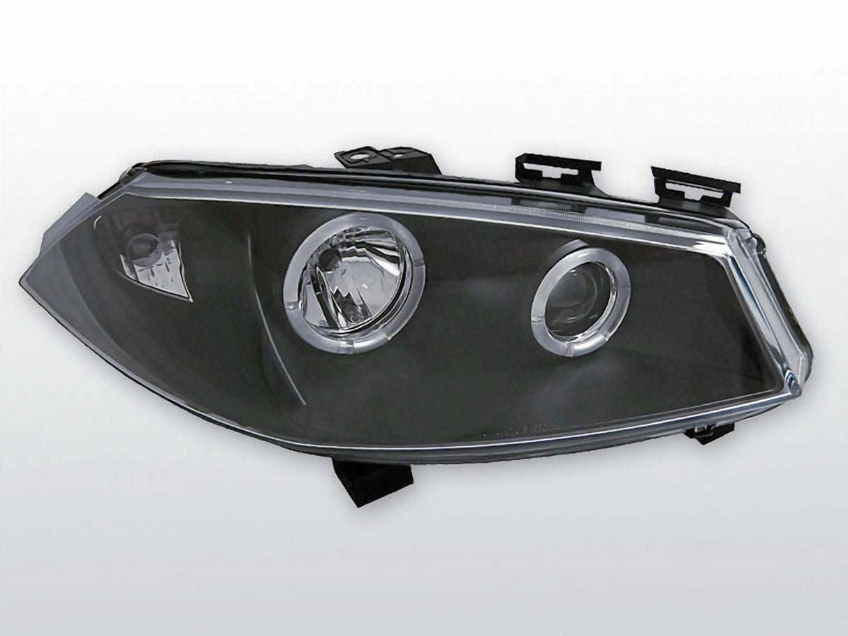 LED Angel Eyes Scheinwerfer Set in schwarz für Renault Megane II 11.2002-2012.05