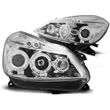 LED Scheinwerfer für Opel Astra H GTC mit Ringen, Tuning Scheinwerfer, Klarglas