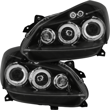 Angel Eyes Scheinwerfer Set für Renault Clio 3 2005-2009 schwarz