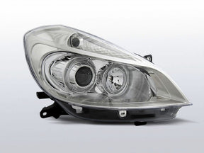 Angel Eyes Scheinwerfer Set für Renault Clio 3 2005-2009 chrom, LED-Scheinwerfer Tuning