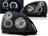 Angel Eyes Scheinwerfer Set CCFL schwarz für Renault Clio II 06.2001-09.2005