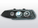 Angel Eyes Scheinwerfer Set in schwarz für Rover 200 11.1995-2001.2000