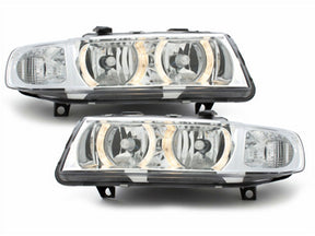 Angel Eyes Scheinwerfer für Seat Leon/Toledo 99-2004 chrom - CR Tuning