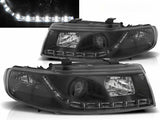 Led Scheinwerfer Set in schwarz für Seat Leon 1M 04.1999-08.2004