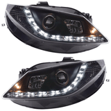 Led Scheinwerfer Set für Seat Ibiza 6J SC 2008-2012 schwarz - CR Tuning