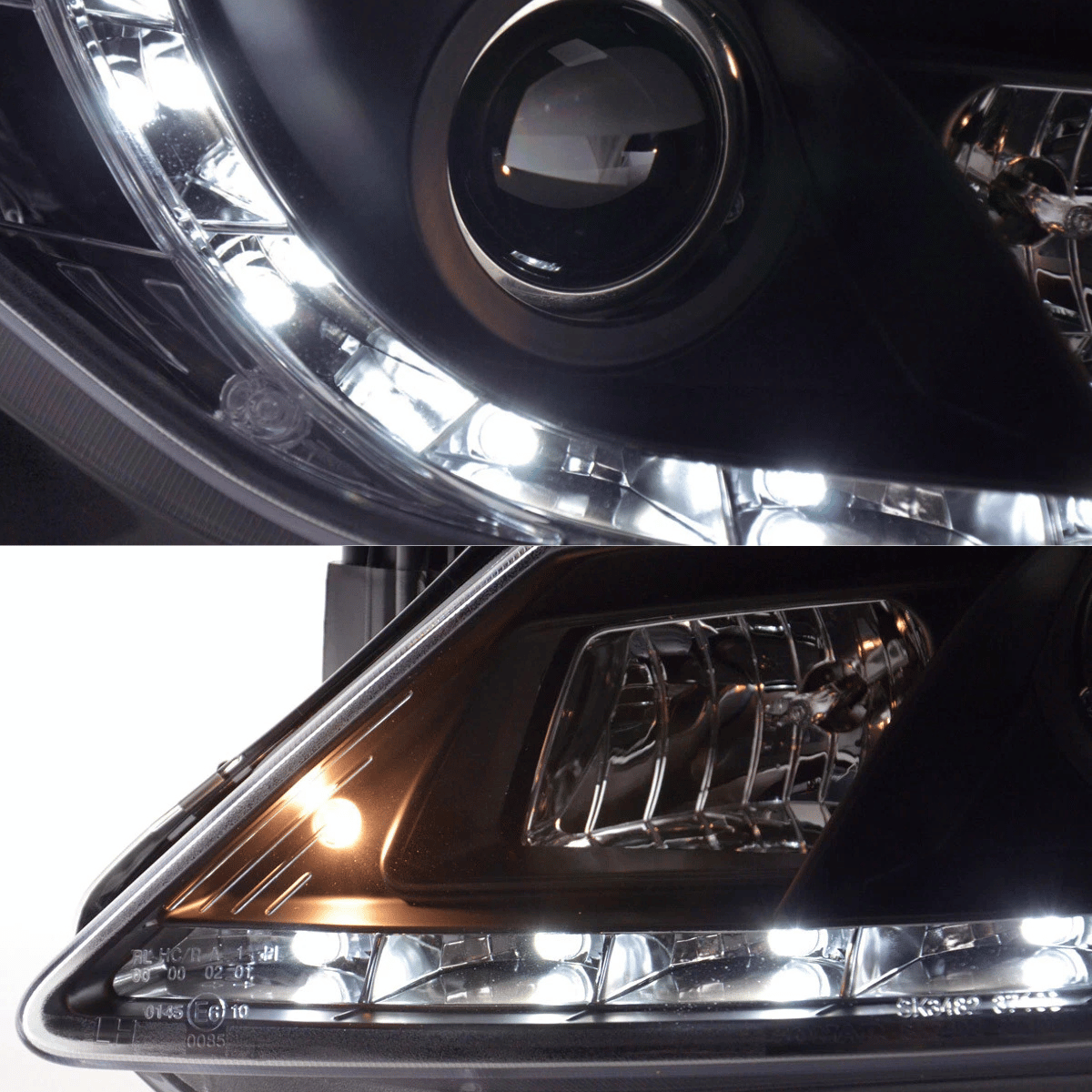 Led Scheinwerfer Set für Seat Ibiza 6J SC 2008-2012 schwarz - CR Tuning
