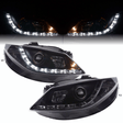 Led Scheinwerfer Set für Seat Ibiza 6J SC 2008-2012 schwarz - CR Tuning