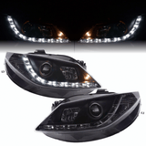 Led Scheinwerfer Set für Seat Ibiza 6J SC 2008-2012 schwarz - CR Tuning