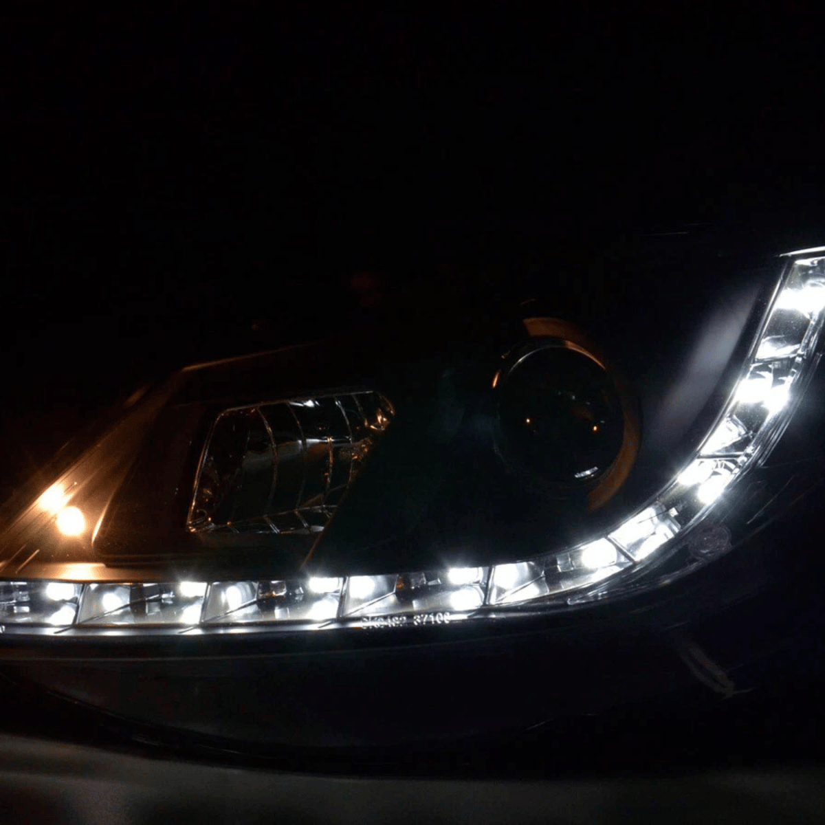 Led Scheinwerfer Set für Seat Ibiza 6J SC 2008-2012 schwarz - CR Tuning