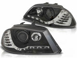 Led Scheinwerfer Set in schwarz für Seat Ibiza 6L 04.02-2008