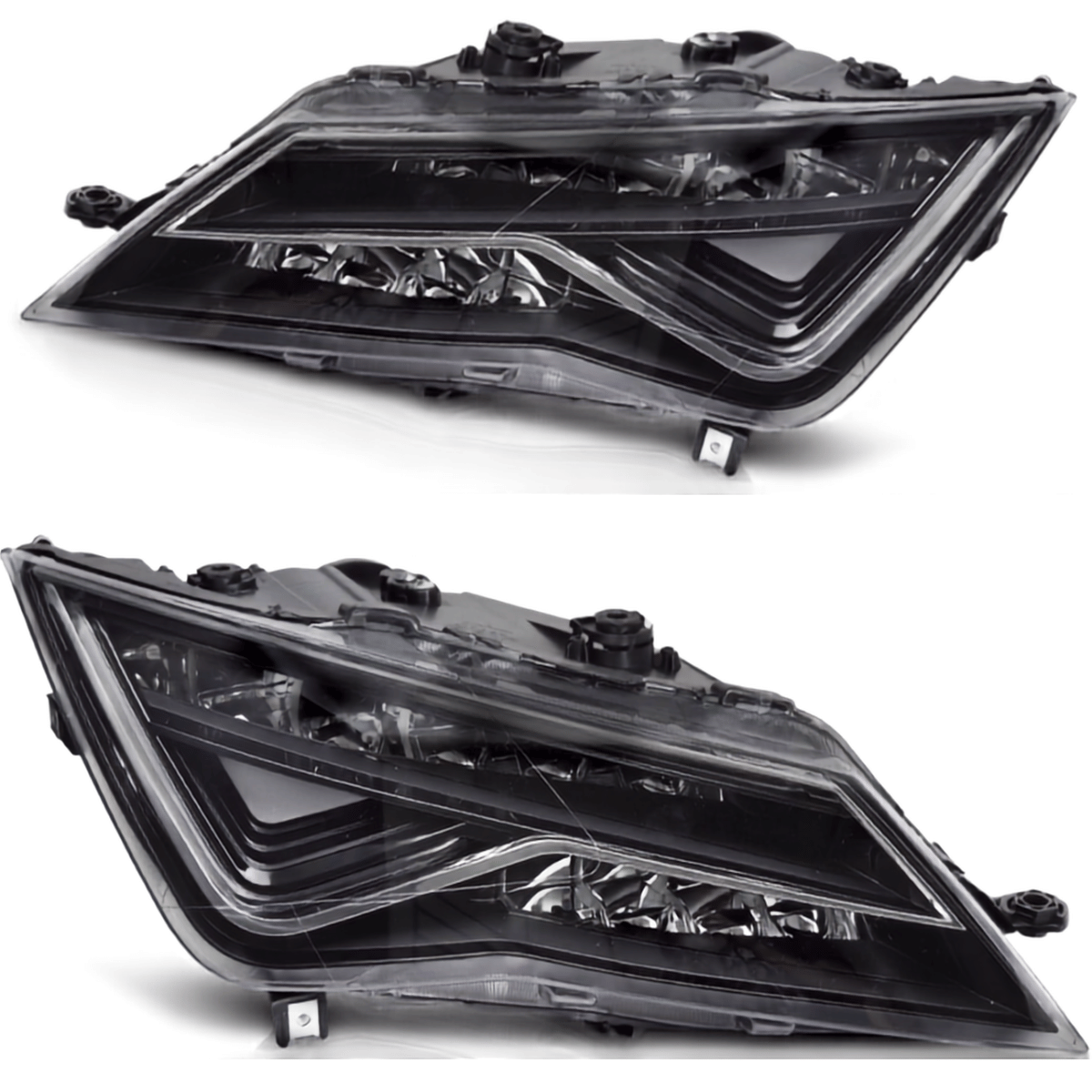 Voll LED Scheinwerfer Set für Seat Leon 5F 2012-2020 schwarz