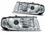 Led Scheinwerfer Set in chrom für Skoda Octavia I 08.2000-10