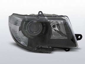 Schwarzer Scheinwerfer für Skoda Superb 2008-2012, LED-Scheinwerfer mit schwarzem Gehäuse und Klarglasoptik