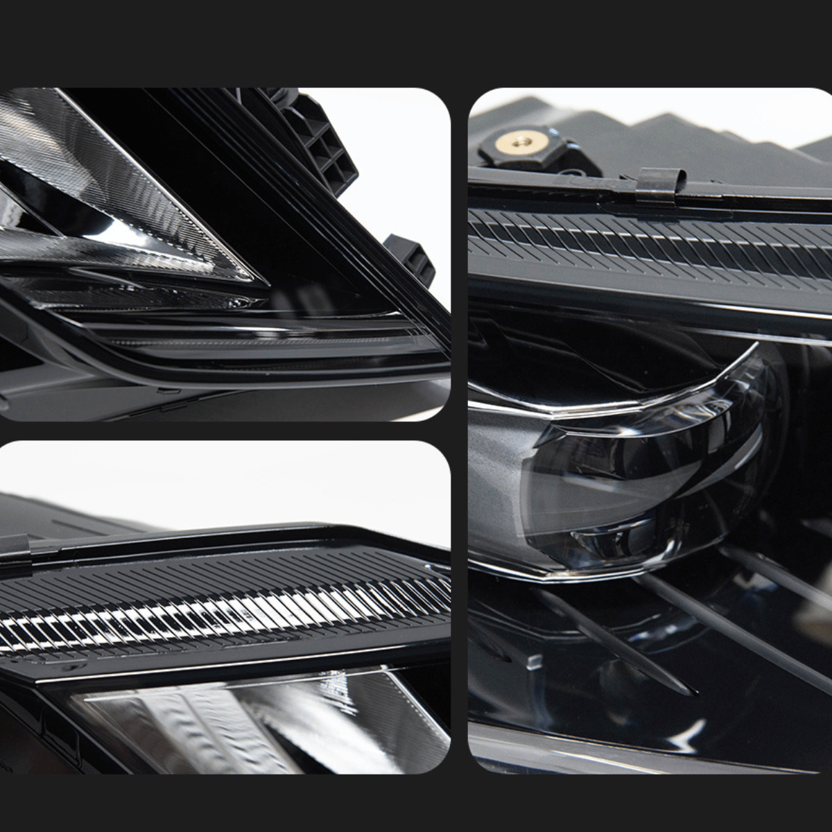 Voll LED Scheinwerfer Set für Skoda Octavia 5E FL 11/2016-2020 mit Tagfahrlicht