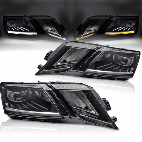 Voll LED Scheinwerfer Set für Skoda Octavia 5E FL 11/2016-2020 mit Tagfahrlicht