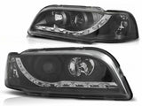 Scheinwerfer Set LED Standlicht schwarz für Volvo S40 V40 1996-2000