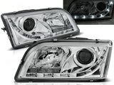 Led Scheinwerfer Set in chrom für Volvo S40/V40 02.96-12.2003