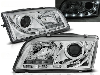 Led Scheinwerfer Set in chrom für Volvo S40/V40 02.96-12.2003