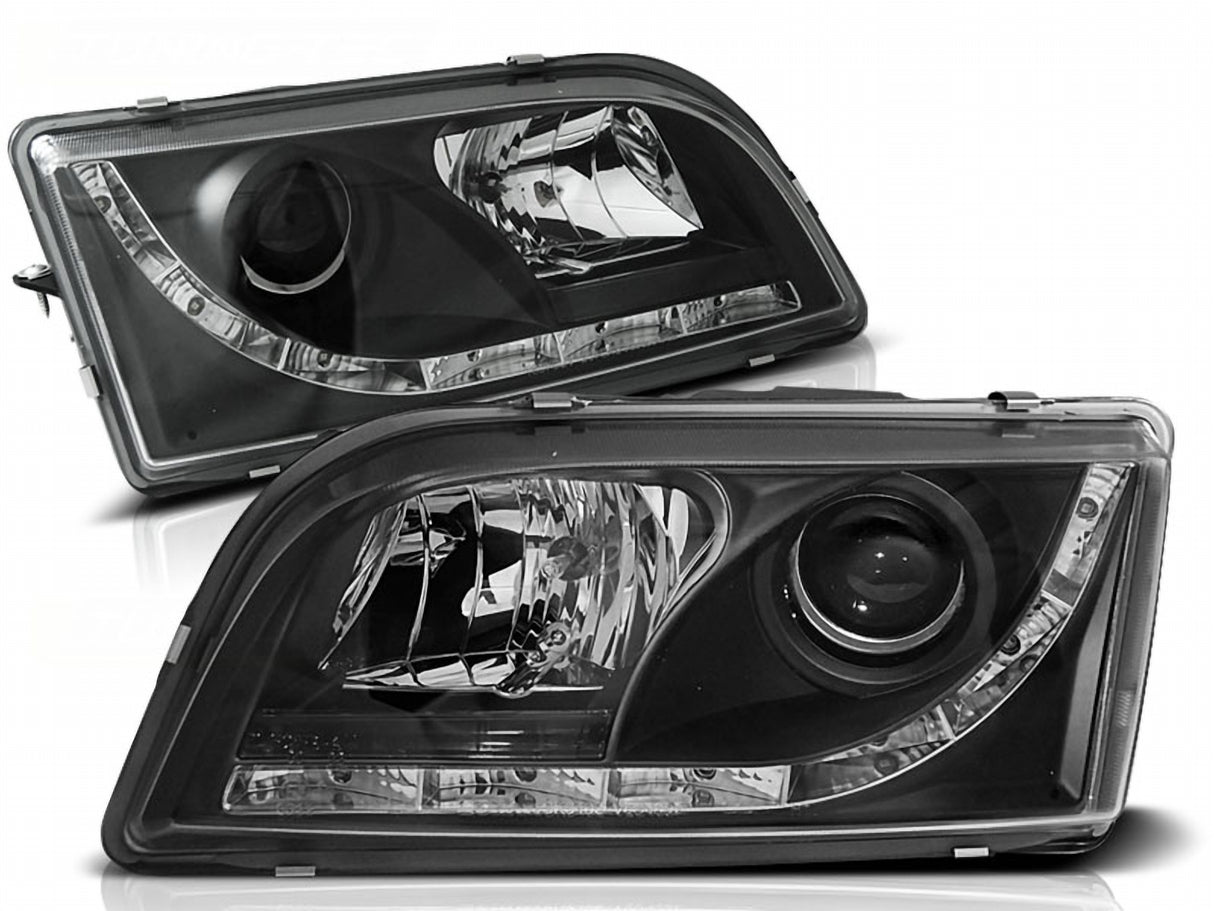 Led Scheinwerfer Set in schwarz für Volvo S40/V40 02.96-12.2003