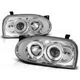 LED Angel Eyes Scheinwerfer für VW Golf 3 III chrom 09.1991-08.1997