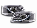 Led Scheinwerfer Set chrom für VW T5 Bus Transporter Multivan Setpreis 2003-2009