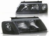 Scheinwerfer Set für VW Passat B5 3B 11.1996-08.2000 schwarz
