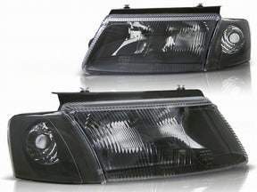 Scheinwerfer Set schwarz 11.1996-08.2000 vorne links und rechts für VW Passat B5 3B