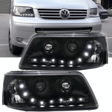 Led Scheinwerfer Set in schwarz für VW T5 04.2003-08.2009