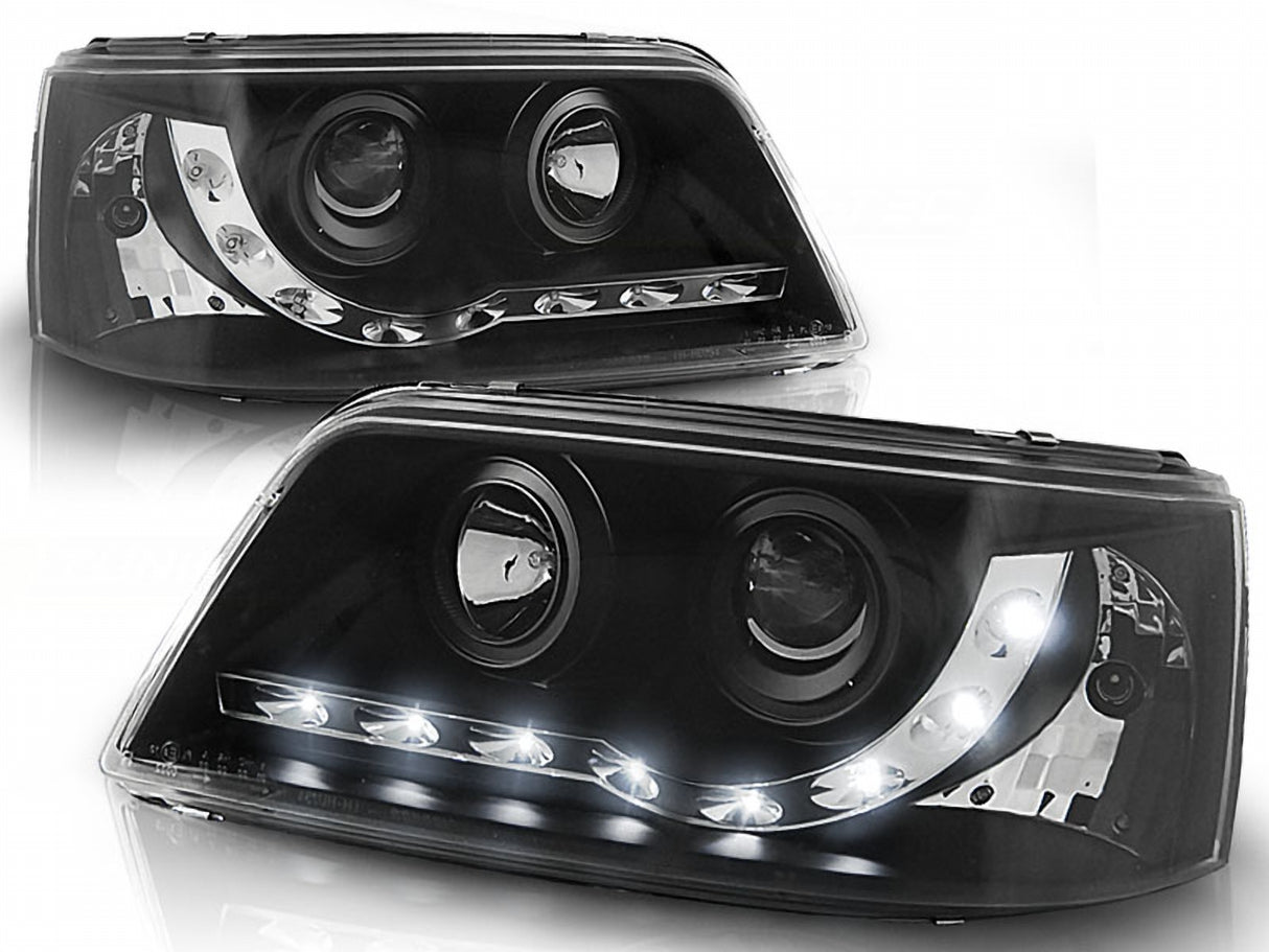Led Scheinwerfer Set in schwarz für VW T5 04.2003-08.2009