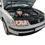 Angel Eyes Scheinwerfer Set in chrom für VW Passat B5 3B 11.1996-08.2000