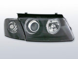 Angel Eyes Scheinwerfer Set in schwarz für VW Passat B5 3B 11/1996-08/2000