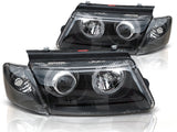 Angel Eyes Scheinwerfer Set in schwarz für VW Passat B5 3B 11/1996-08/2000