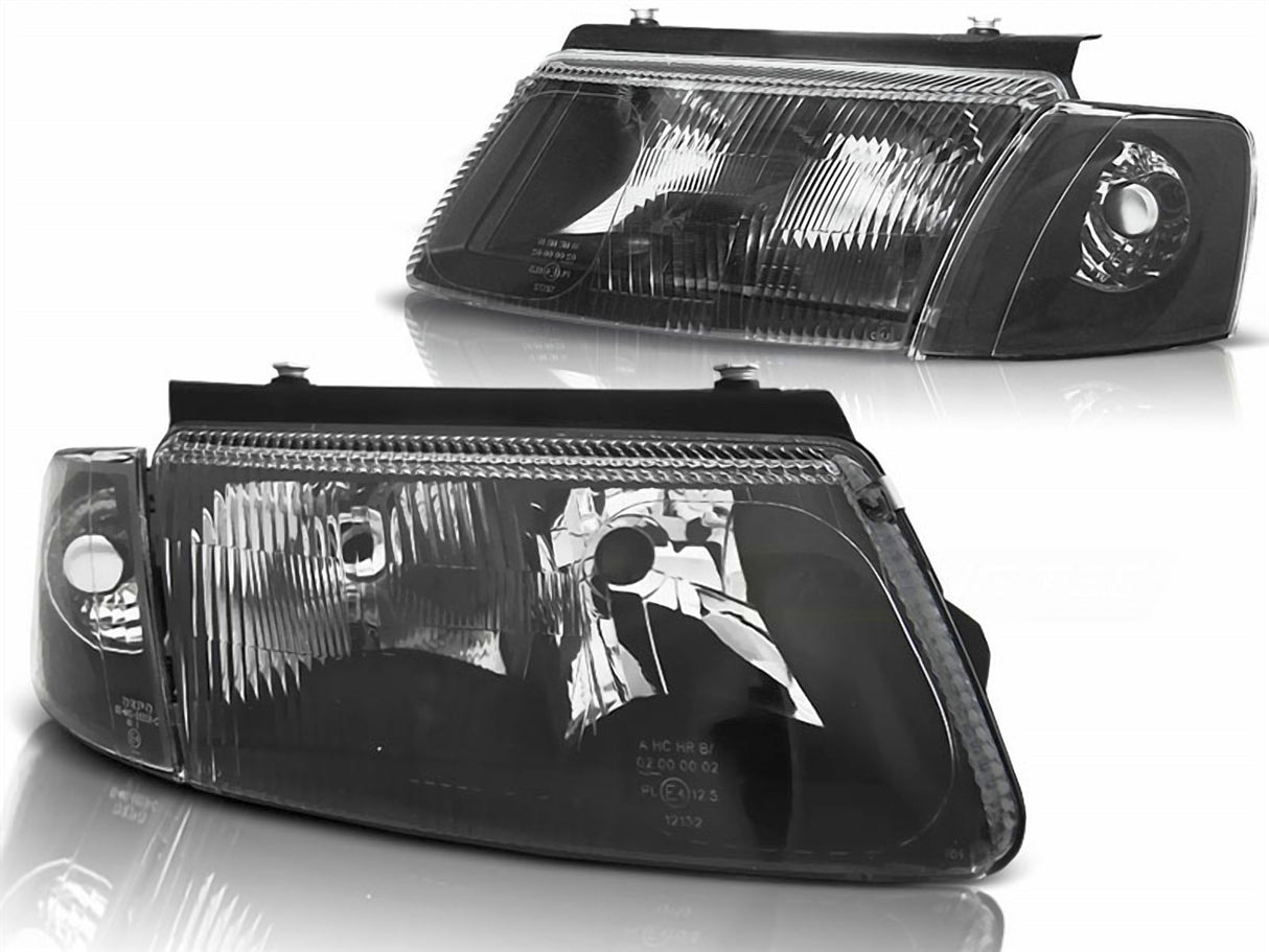 Scheinwerfer Set inkl Nebellicht schwarz für VW Passat B5 3B 11.1996-08.2000