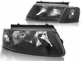 Scheinwerfer Set inkl Nebellicht schwarz für VW Passat B5 3B 11.1996-08.2000