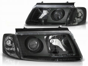 Scheinwerfer Set H7/H7 schwarz, Tuning Scheinwerfer für 11.1996-08.2000 für VW Passat B5