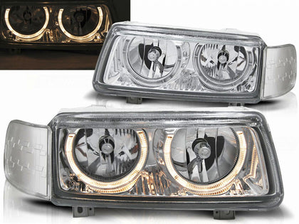 Angel Eyes Scheinwerfer für VW Passat 35i B4 11.1993-05.1997 chrom