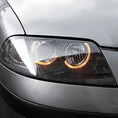 Angel Eyes Scheinwerfer für VW Passat 3BG B5 FL 09.2000-03.2005 Set schwarz - CR Tuning