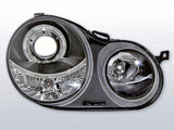Angel Eyes Scheinwerfer Set in schwarz für VW Polo 9N 11.01-04.05