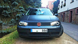 LED Angel Eyes Scheinwerfer für VW Golf IV 4 schwarz inkl NSW 09.1997-09.2003