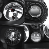 Scheinwerfer Set für VW Golf 4 schwarz mit Nebelscheinwerfer H7 H3 09.1997-09.2003