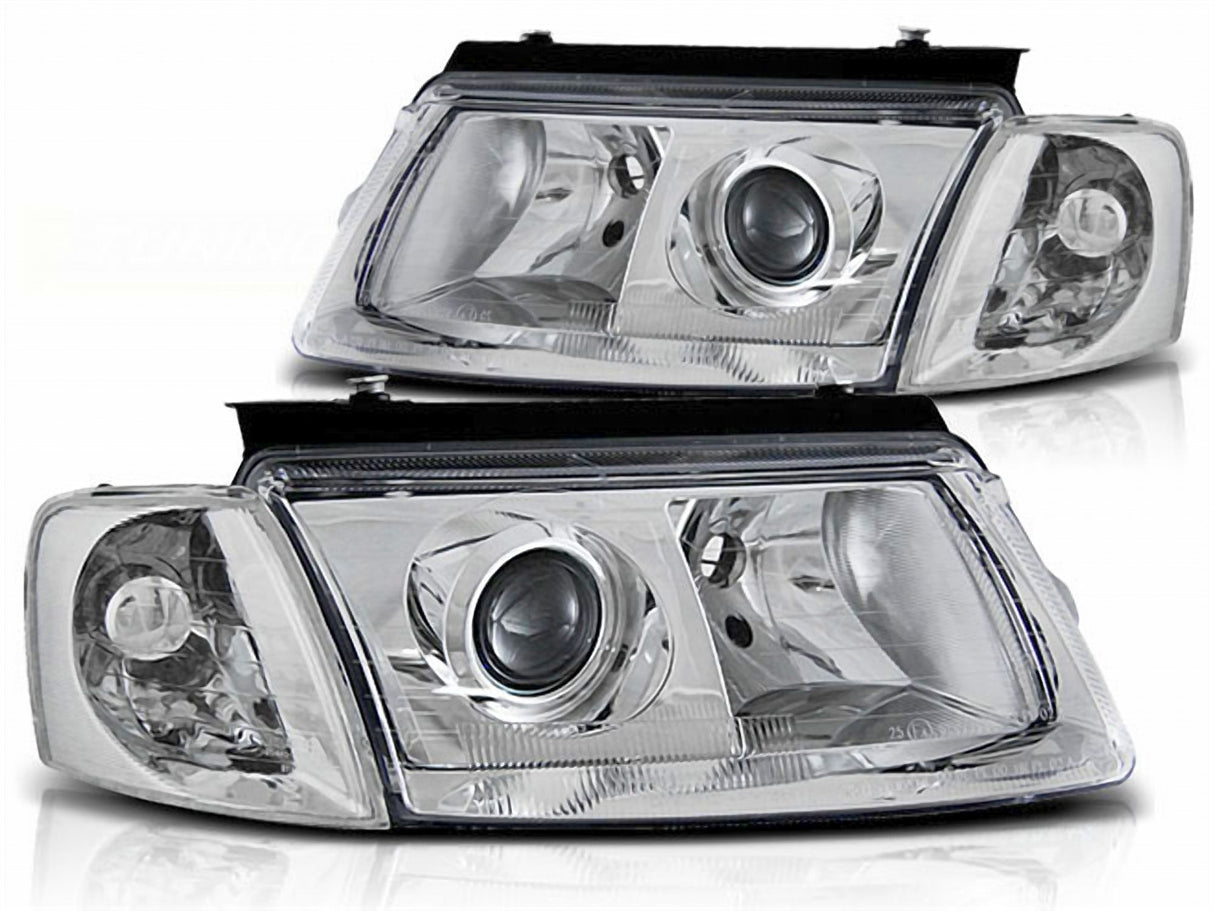 Scheinwerfer Set für VW Passat B5 3B 11.1996-08.2000 H7/H7 chrom