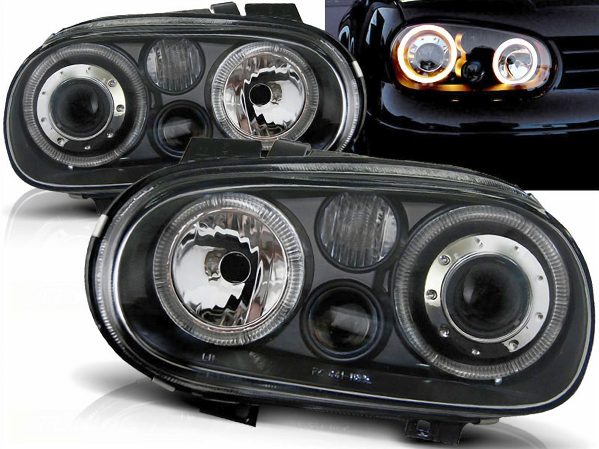Angel Eyes Scheinwerfer Set für VW Golf 4 inkl. NSW 09.1997-09.2003