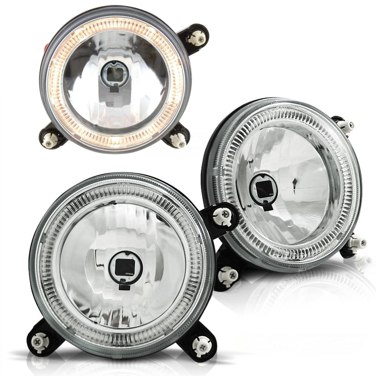Scheinwerfer für VW Golf 1+2 I+II inneres Fernlicht m. SLR chrom