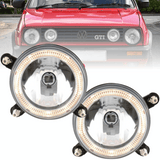 Angel Eyes Scheinwerfer Set für Doppelscheinwerfergrill VW Golf 1 Golf 2